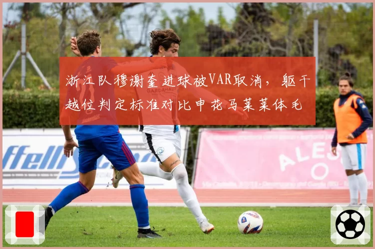 浙江队穆谢奎进球被VAR取消，躯干越位判定标准对比申花马莱莱体毛越位未被吹罚